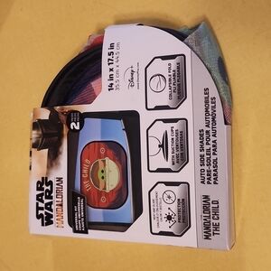 Star Wars The Mandalorian Grogu Desert Side Window Sunshade 2-Piece